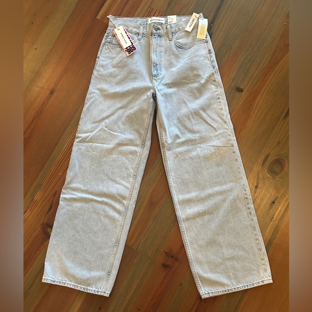 Denim Forum The 90s Lo-Rise Baggy Wide Jean - Picture 8 of 11